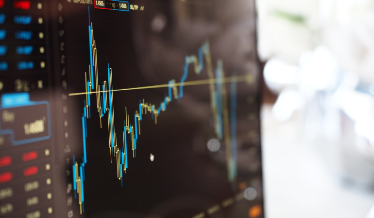 Imagem ilustrativa de gráfico de valor do PIB