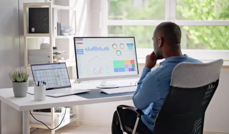 Transforme os dados da sua imobiliária em insights estratégicos com um dashboard imobiliário eficiente e personalizado.